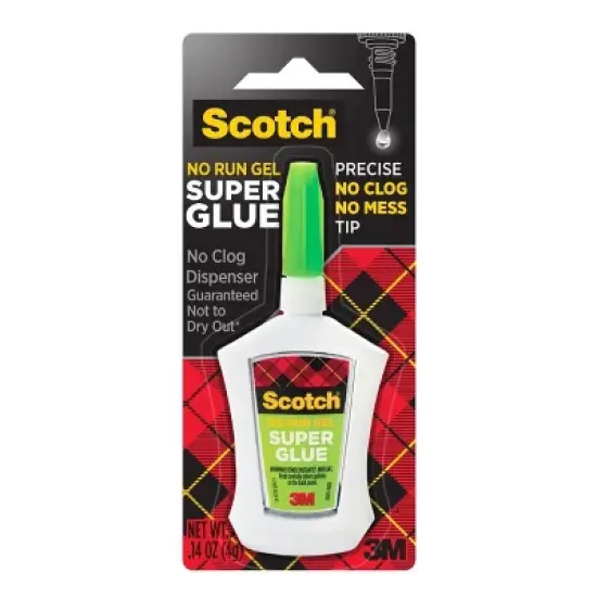 Scotch Super Glue Gel in Precision Applicator .14oz image {1}