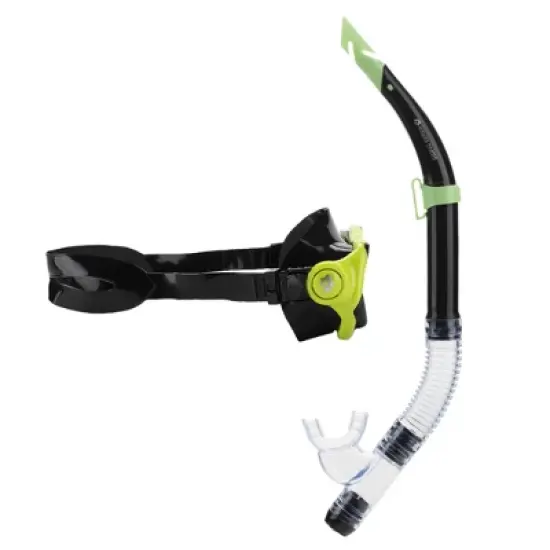 Hawaii Divers Beluga Jr Snorkel Combo &ndash; Bright Yellow/Black | Ages 8+ image {2}