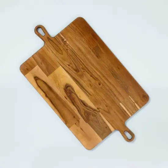 Large Double Handle Wood Serve Board - Hearth & Hand&trade; with Magnolia image {3}