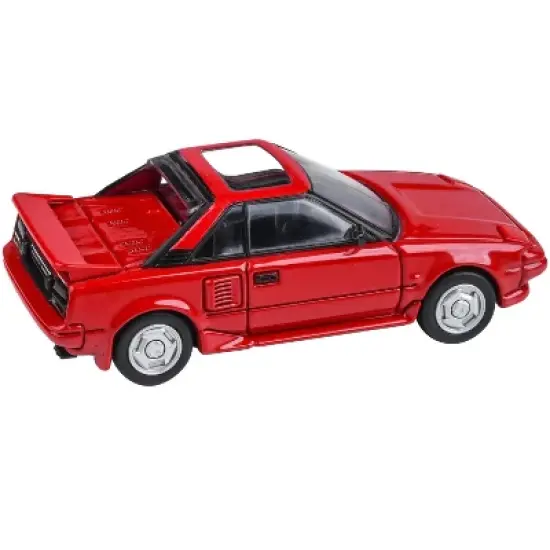 1985 Toyota MR2 MK1 Super Red with Sunroof 1/64 Diecast Model Car by Paragon Models image {1}