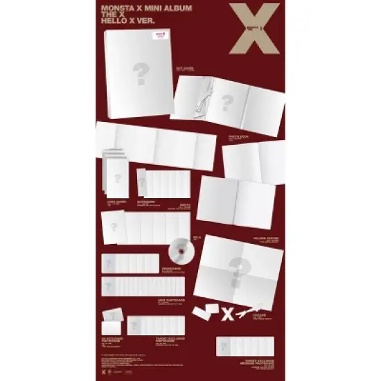 MONSTA X - THE X (HELLO X VER.) (Target Exclusive, CD) image {1}