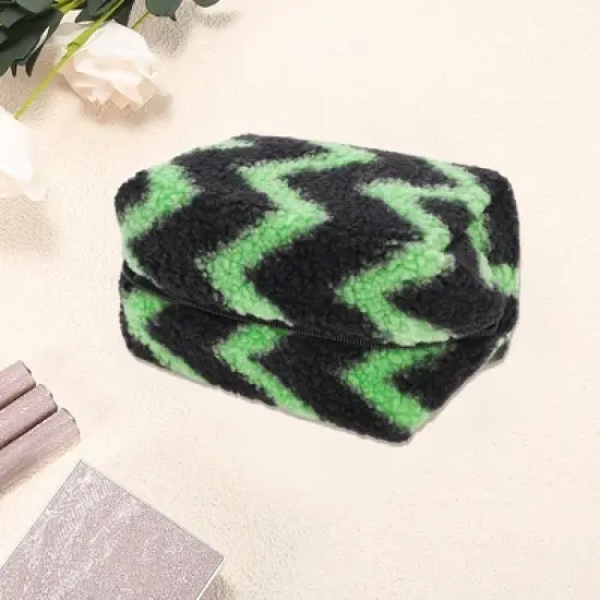 Unique Bargains Durable Stripes Makeup Bag 1 Pc image {2}