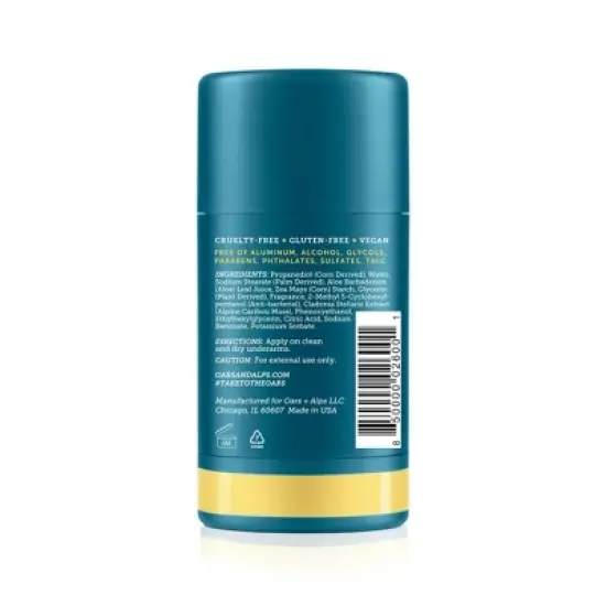 OARS + ALPS Men's Roll-On Natural Deodorant - Aluminum-Free 2.6oz image {1}