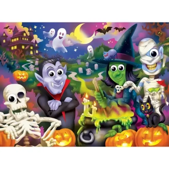 MasterPieces 100 Piece Googly Eye Jigsaw Puzzle - Halloween image {2}