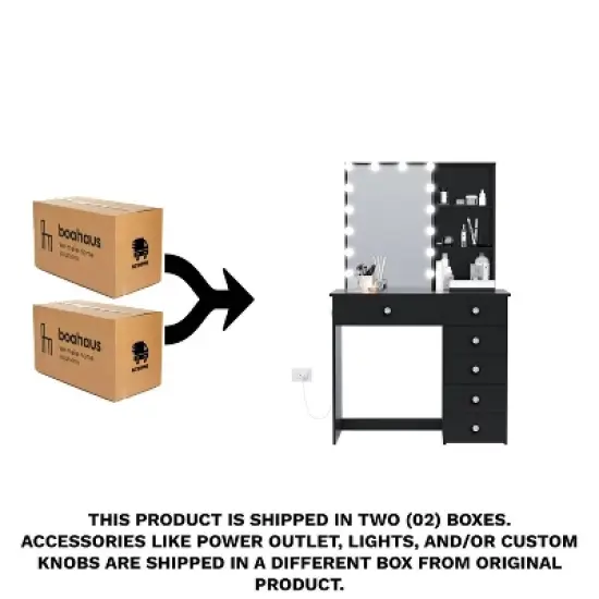 Astrid Makeup Vanity - Boahaus image {6}