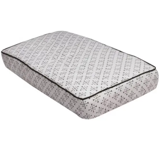 Bacati - Love Quilted Muslin Changing Pad Cover Black image {7}