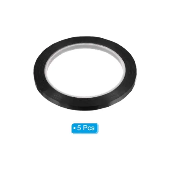 Unique Bargains Adhesive Versatile DIY Art Graphic Chart Thin Whiteboard Tape 5 Pcs image {2}