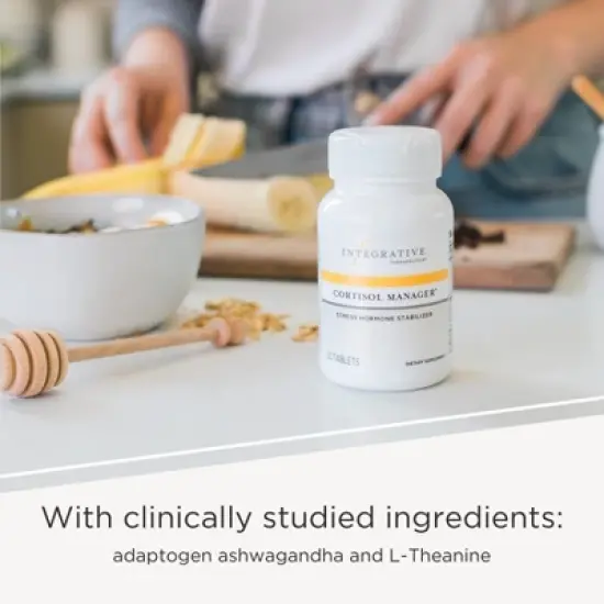 Integrative Therapeutics Cortisol Manager - with Ashwagandha, L-Theanine - Reduces Stress to Support Restful Sleep* - Supports Adrenal Health* image {3}
