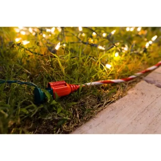 Philips 25' 1-Outlet Grounded Extension Cord Outdoor Candy Cane image {7}