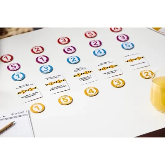 Moose Games The Worst-Case Scenario Card Game - Bonus Edition: Creative Thinking, Cards & Spinner, 3-6 Players image {7}