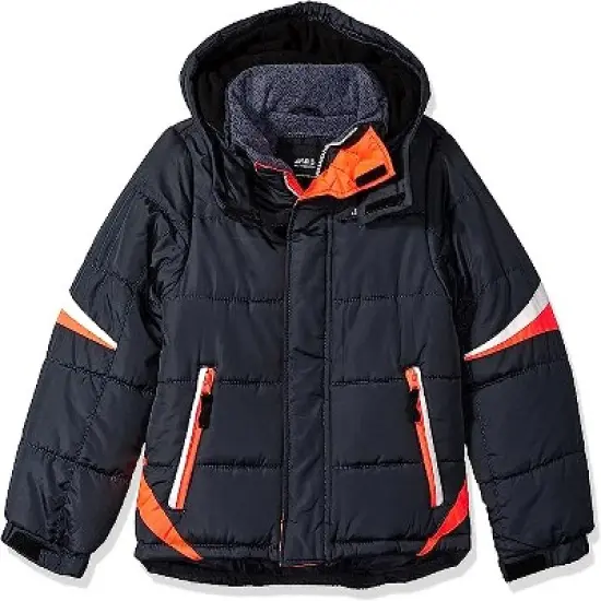 LONDON FOG Big Boys' Active Puffer Jacket Winter Coat image {3}