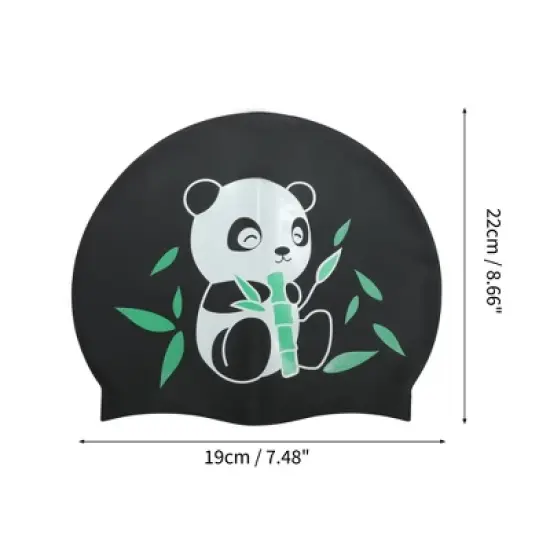 Unique Bargains Kid's Silicone Animal Swim Cap 1 Pc image {3}