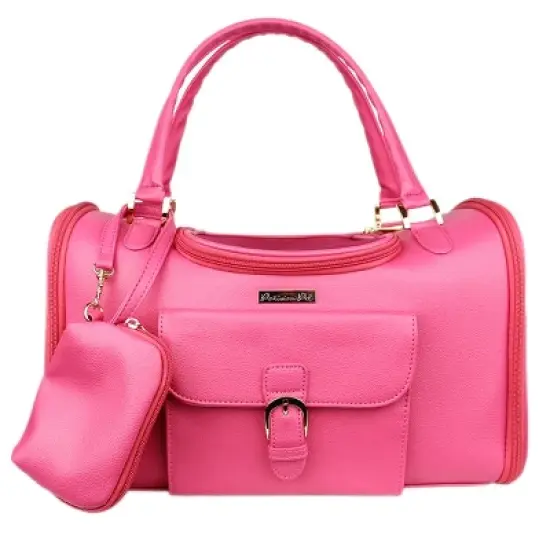 Parisian Pet 'Sonoma Carrier' for Dogs & Cats &ndash; Comfortable and Soft Pink Pet Carrier, Perfect for Small Pets image {3}