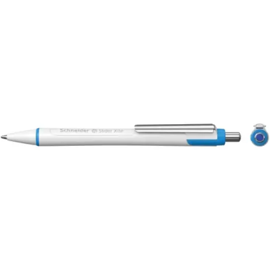 Schneider&reg; Slider Xite XB Refillable + Retractable Ballpoint Pen, 1.4 mm, Blue Ink, Box of 10 Pens image {1}