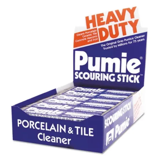 Pumie Scouring Stick - 6.75 x 1.25 - Gray - Case of 12 image {1}