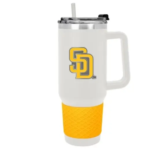 MLB San Diego Padres Colossus Travel Mug - 40oz: Stainless Steel, Lidded Tumbler image {4}