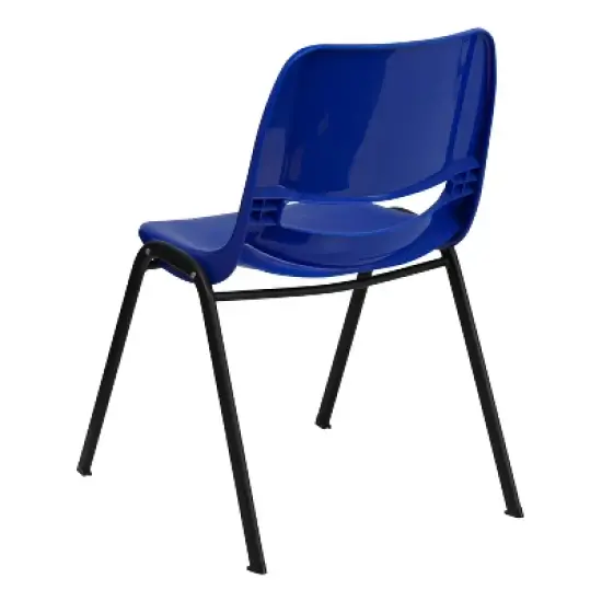 Emma and Oliver Ergonomic Kid's Shell Stack Chair - 12" Seat Daycare Home School image {8}