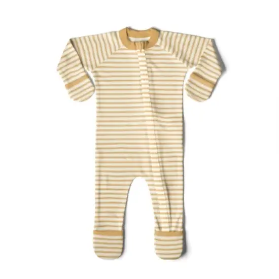 Goumikids Viscose made from bamboo + Organic Cotton Sleep and Play Footie image {14}