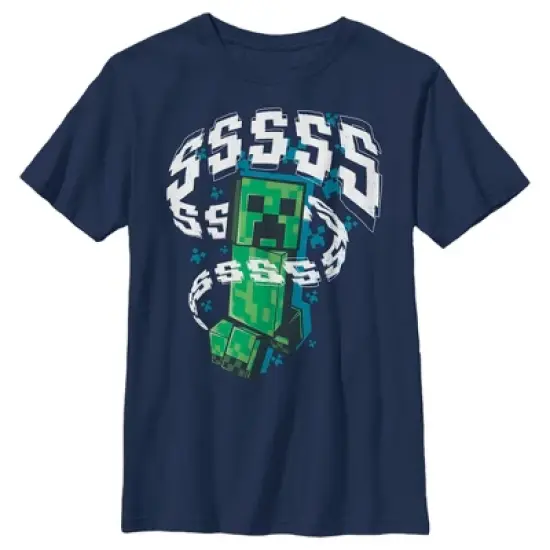 Boy's Minecraft SSSS Creeper T-Shirt image {3}