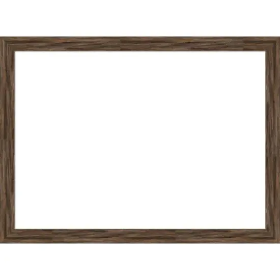 Amanti Art Regis Barnwood Mocha Narrow Framed Dry Erase Magnetic Board image {14}