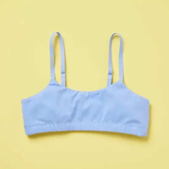 Yellowberry Girls' Super Soft Cotton First Training Bra with Convertible Straps image {4}