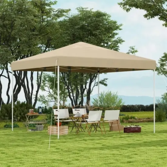 Resenkos Backyard Garden Canopy, Camping Canopy Screen Tent,13' x 13' Pop Up Canopy Tent with Height Adjustable, Carry Bag for Outdoor, Garden, Patio, image {1}