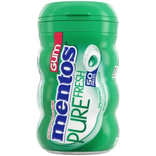 Mentos Pure Fresh Spearmint Sugar-Free Gum - 50ct image {1}