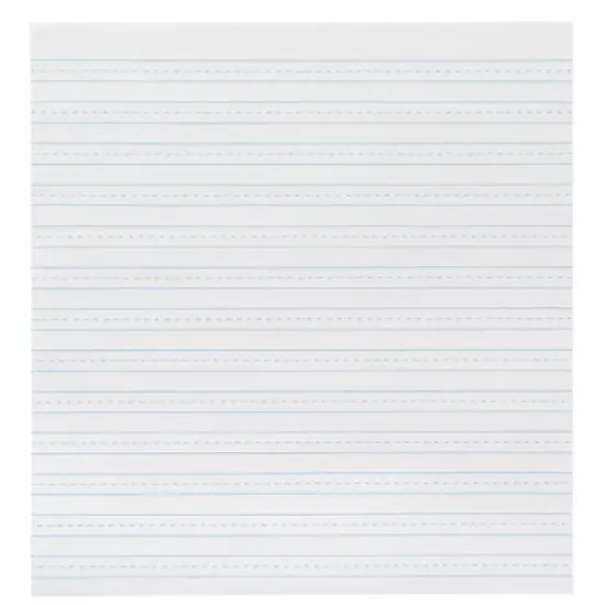 School Smart Skip-A-Line Filler Paper, Un-punched, 8 x 10-1/2 Inches, 200 Sheets image {1}