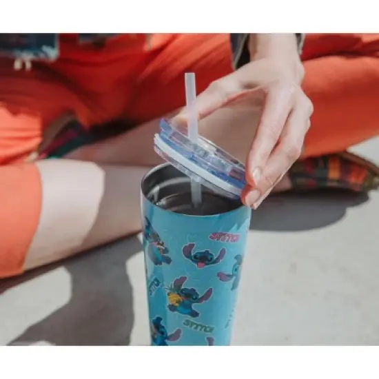 Silver Buffalo Disney Lilo & Stitch Snack Toss Double-Walled Stainless Steel Tumbler image {6}