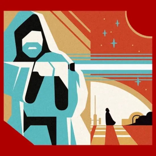 Men's Star Wars: Obi-Wan Kenobi Geometric Obi-Wan T-Shirt image {1}