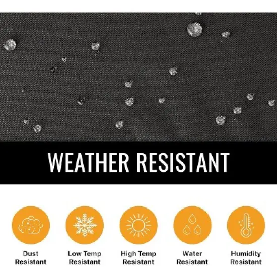 KHOMO GEAR Stackable Chair Cover Heavy Duty Premium Outdoor Furniture Protector image {3}