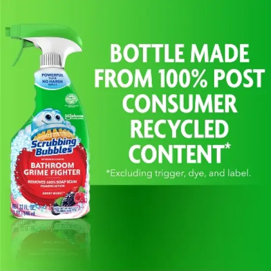 Scrubbing Bubbles Berry Burst Bathroom Grime Fighter - 32 fl oz image {3}