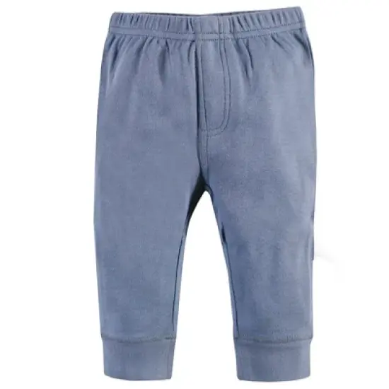 Touched by Nature Baby and Toddler Boy Organic Cotton Pants 4pk, Bold Dinosaurs image {4}