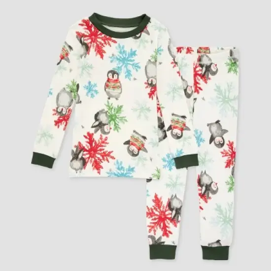 Burt's Bees Baby&reg; Kids' 2pc Christmas Pajama Set image {6}