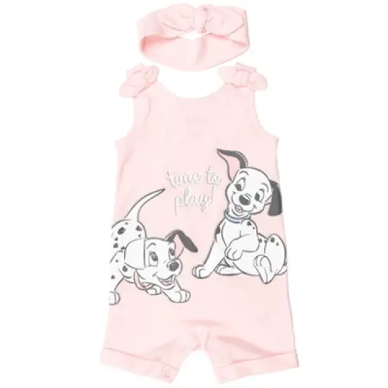Disney Lion King Minnie Mouse Winnie the Pooh Simba Girls Romper and Headband Toddler image {10}