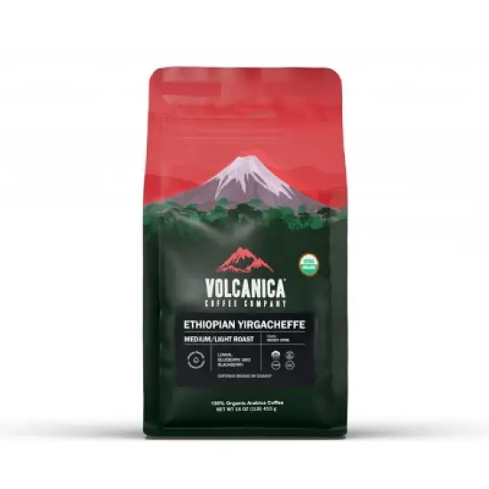 Volcanica Coffee, Ethiopian Yirgacheffe Coffee, Fresh Roasted, 16 oz image {6}