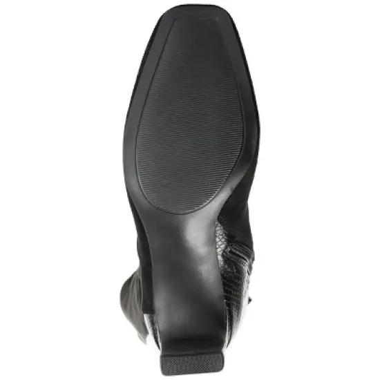 Journee Collection Womens Elisabeth Tru Comfort Foam Block Heel Knee High Boots image {4}