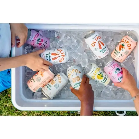 OLIPOP Classic Root Beer Prebiotic Soda - 12 fl oz Can image {6}