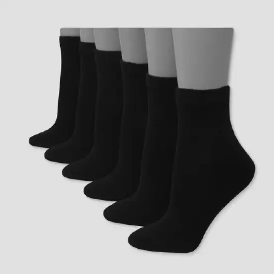 Hanes Premium Women's 6pk Cushioned Ankle Socks - 5-9 image {3}