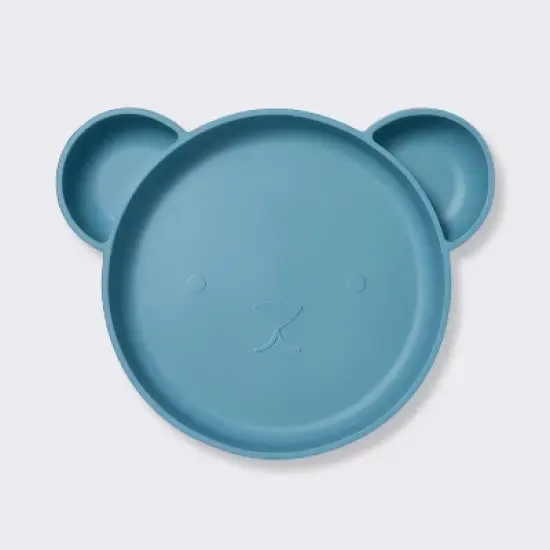 Silicone Dining Plate - Blue Bear - Cloud Island&trade; image {3}