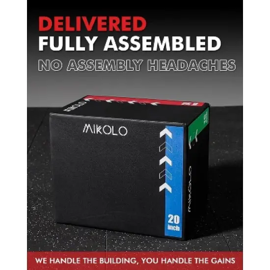 ER KANG 3-in-1 Foam Plyometric Box &ndash; Soft Jump Box with Solid Wood Core, High-Density Foam and Non-Slip Cover &ndash; No Assembly Required image {6}