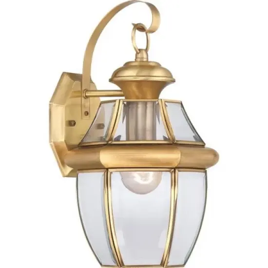 Quoizel Lighting Newbury 1 - Light Sconce in  Polished Brass image {2}