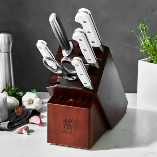 ZWILLING Pro Le Blanc 7-pc Knife Block Set image {1}