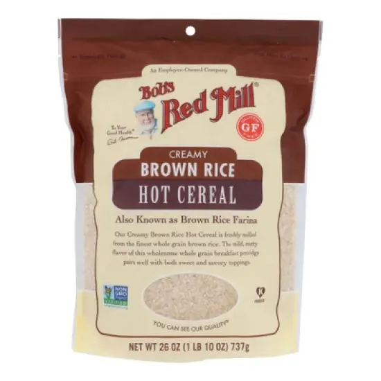 Bob's Red Mill Creamy Brown Rice Hot Cereal - Case of 4/26 oz image {1}