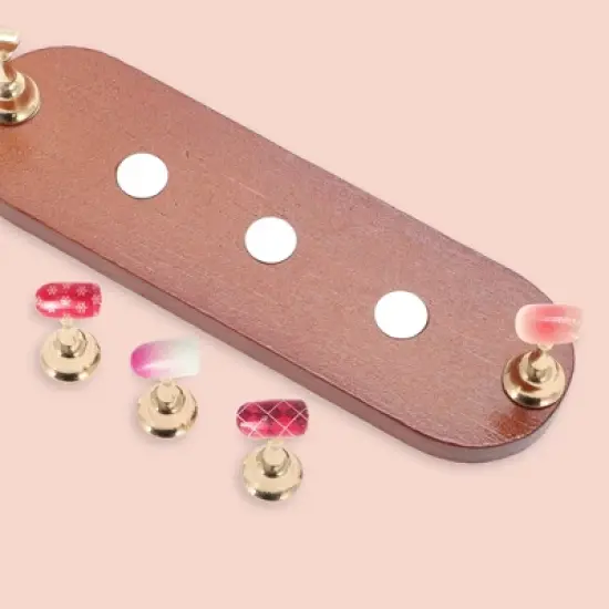 Unique Bargains Durable Oval Nail Display Stand 1 Set image {1}