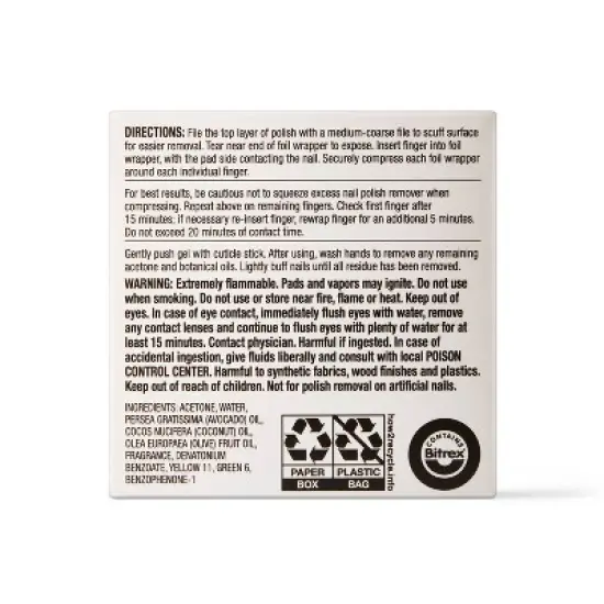 Gel Nail Polish Remover Foils - 20ct - up&up&trade; image {2}