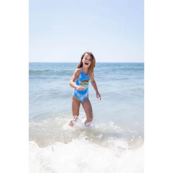 Star Wars The Child Girls One Piece Bathing Suit Toddler to Big Kid image {5}