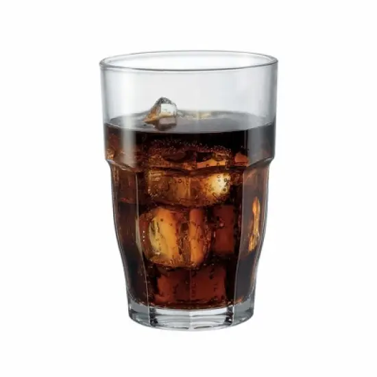 Bormioli Rocco 16.25 oz. Rock Bar Cooler Stackable Drink Glass, 6-Piece, Clear image {4}
