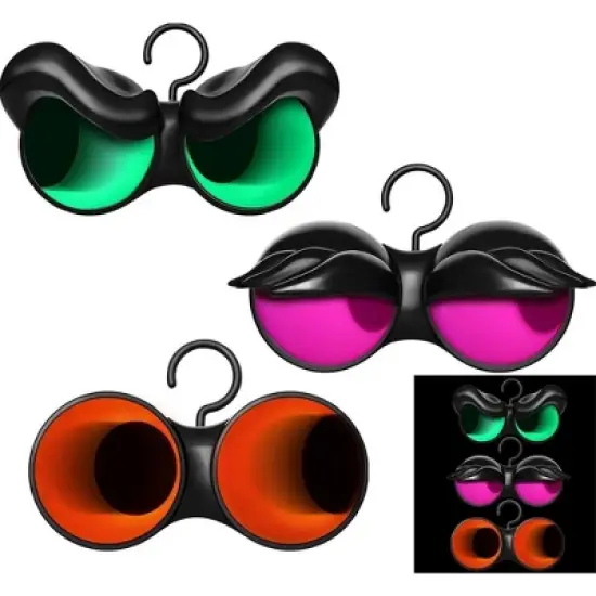 Joyfy 3 Packs Halloween Outdoor Decorations Flashing Peeping Eyes Lights with Timer for Halloween Party Outdoor Indoor Yard Lawn Garden Decoration image {8}