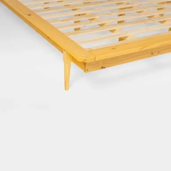 Boho Solid Wood King Platform Bed - Saracina Home image {5}